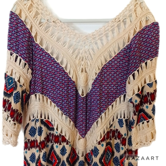 Umgee Crochet Kimono - Picture 5 of 11